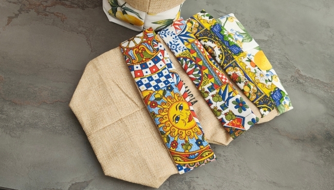 Caff� con Stile | 120 Capsule Passion compatibili DolceGusto + Portacialde in Stoffa Fatto a Mano